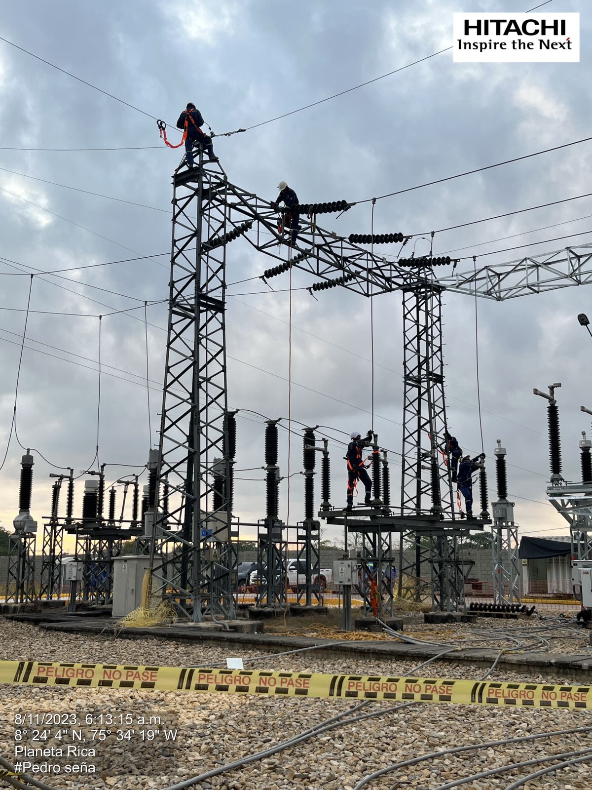 TERMOELECTRICA TESORITO - HITACHI (MONTAJE DE SUBESTACIÓN GIS 500 HV)